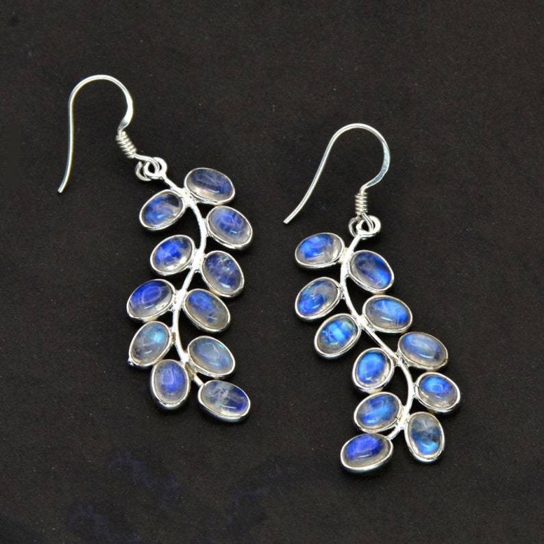 BOUCLES PENDANTES OPAL BRUME DE L’OCÉAN