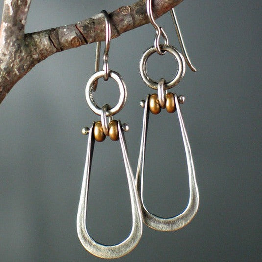 BOUCLES VINTAGE ROYALES PENDANTES