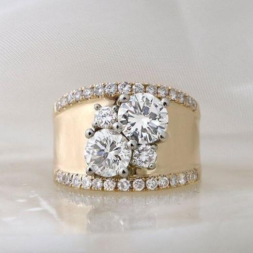BAGUE AUDACIEUSE DUO DORÉ