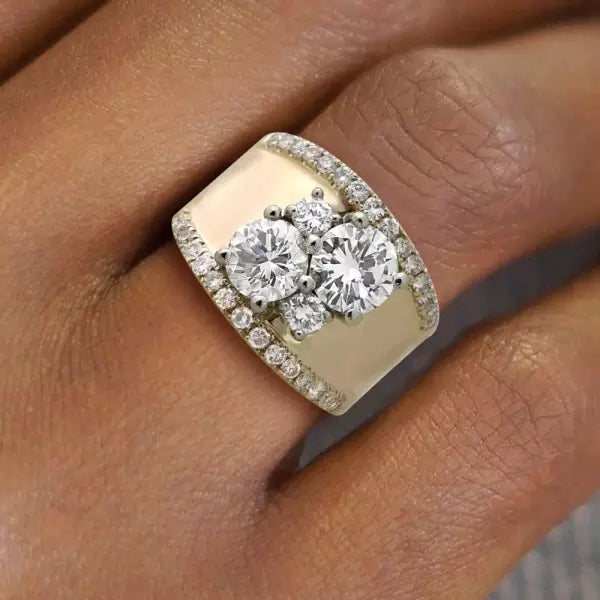 BAGUE AUDACIEUSE DUO DORÉ