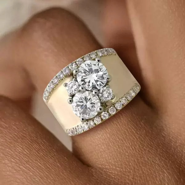 BAGUE AUDACIEUSE DUO DORÉ