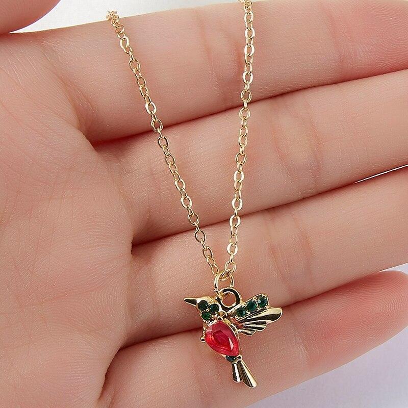 COLLIER ZIRCONIA COLIBRI DIVIN