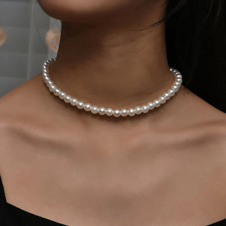 COLLIER LUXE EN PERLES