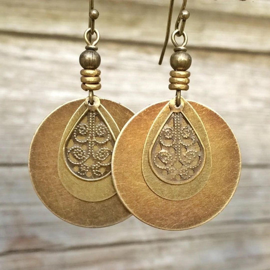 GOLDEN HERITAGE VINTAGE EARRINGS