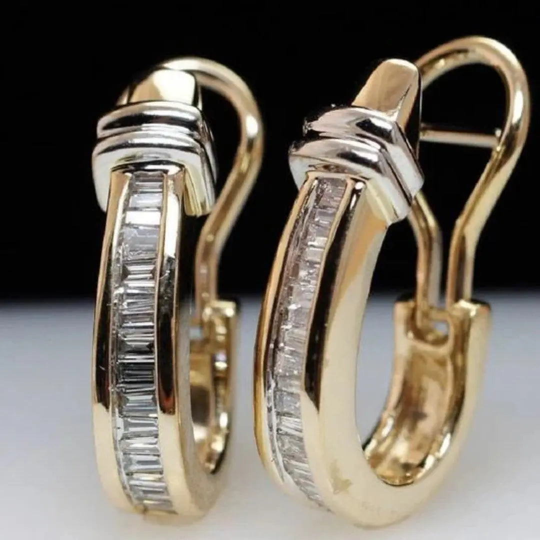 BOUCLES VINTAGE CHARME ÉTERNEL OR ET DIAMANTS