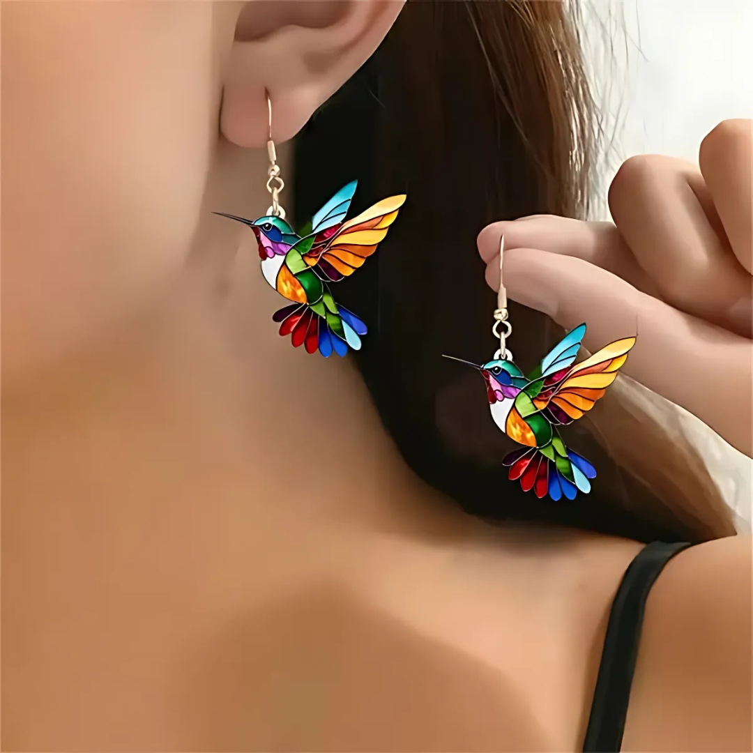 COLLIER PENDENTIF COLIBRI DÉLICAT