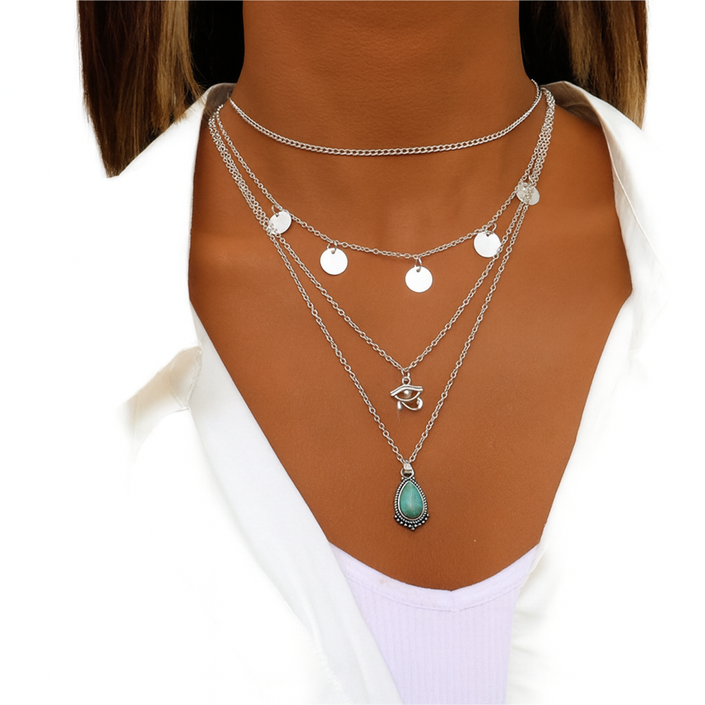 SKY EYE PENDANT SET