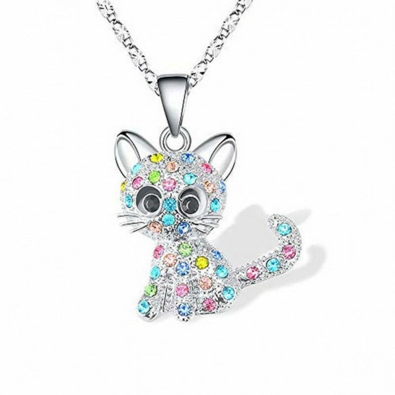 COLLIER LUXE CHATON ARGENT ZIRCONIA