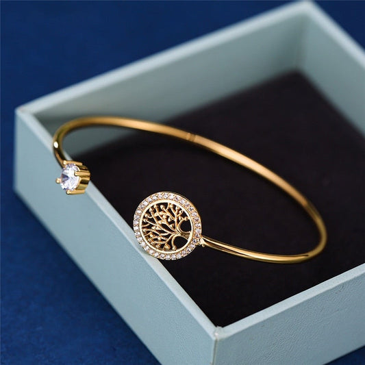 BRACELET ÉLÉGANCE CLASSIQUE ARBRE DE VIE