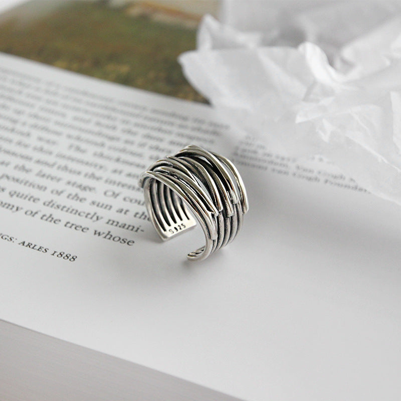 BAGUE ARGENT EMPILÉE CLASSIQUE