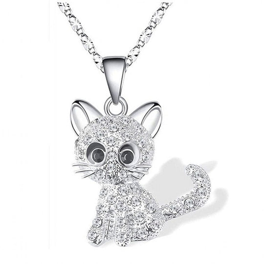 COLLIER LUXE CHATON ARGENT ZIRCONIA