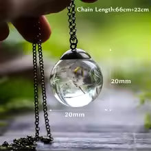 COLLIER VŒU ÉTERNEL PISSENLIT
