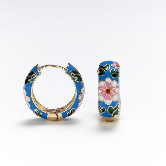 MIDNIGHT BLOOM HOOPS