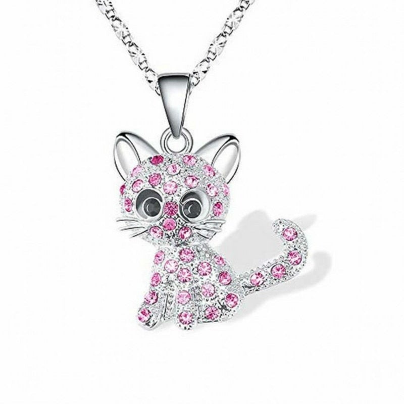 COLLIER LUXE CHATON ARGENT ZIRCONIA