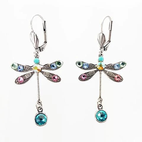BOUCLES D’OREILLES LIBELLULE ÉTERNITÉ SCULPTÉE