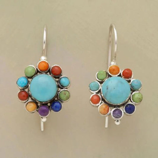 SPIRITUAL AURA GEMSTONE EARRINGS