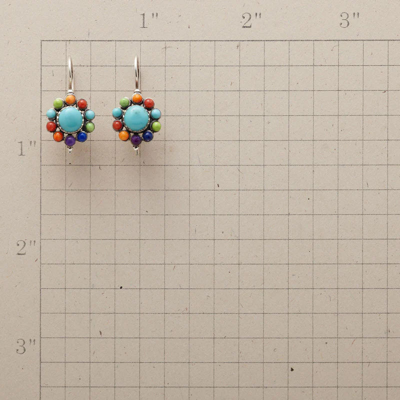 SPIRITUAL AURA GEMSTONE EARRINGS