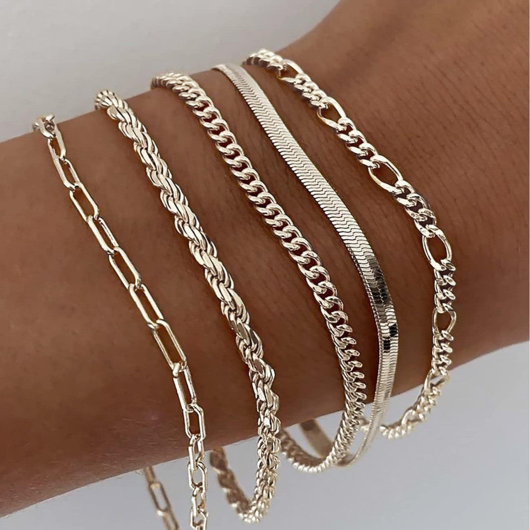 ENSEMBLE DE BRACELETS STYLE POLYVALENT