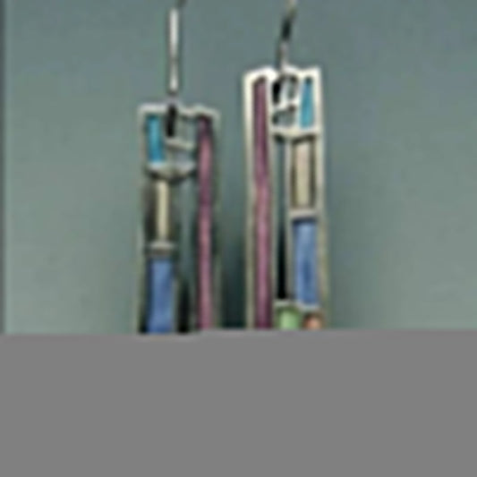 BOUCLES D’OREILLES ARGENT GEMME COULEUR HÉRITAGE