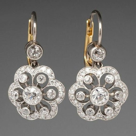 BOUCLES CRISTAL MANDALA BRILLANCE