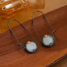 BOUCLES D’OREILLES CRISTAUX ÉCLAT AQUA