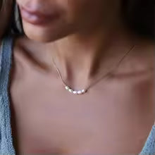 COLLIER DE LUXE PERLES ET OR