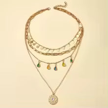 COLLIER LUMIÈRE SOLAIRE VINTAGE
