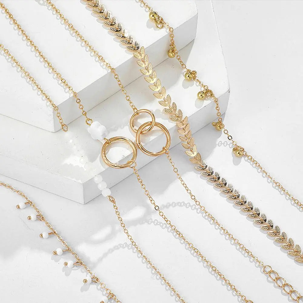 SET BRACELETS LUXE STYLE BOHO OR