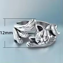 BAGUE CHAT TENDANCE ENCHANTÉE