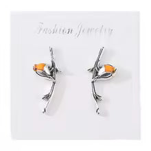 BOUCLES ARGENT SPLENDEUR OISEAU ÉLÉGANT