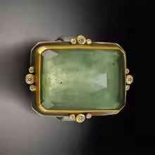 BAGUE VERRE DE JADE ROYALE