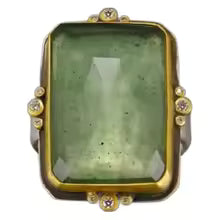 BAGUE VERRE DE JADE ROYALE