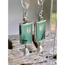 TRANQUIL WATERS TURQUOISE EARRINGS