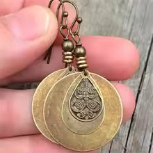 GOLDEN HERITAGE VINTAGE EARRINGS
