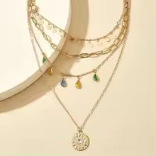 COLLIER LUMIÈRE SOLAIRE VINTAGE