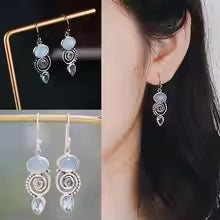 BOUCLES PIERRE DE LUNE BRILLANCE RAFFINÉE