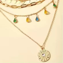COLLIER LUMIÈRE SOLAIRE VINTAGE