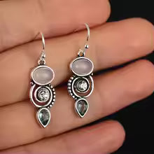 BOUCLES PIERRE DE LUNE BRILLANCE RAFFINÉE