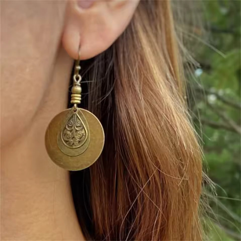 GOLDEN HERITAGE VINTAGE EARRINGS