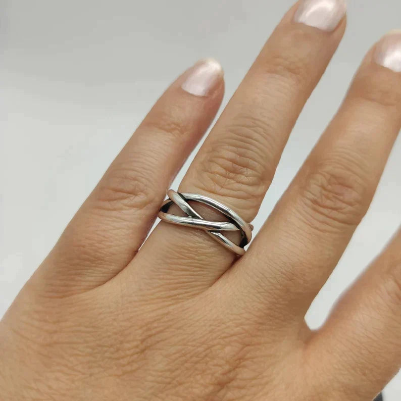 BOLD BRAID ADJUSTABLE RING