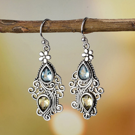 MYSTIC TEARDROP CRYSTAL EARRINGS