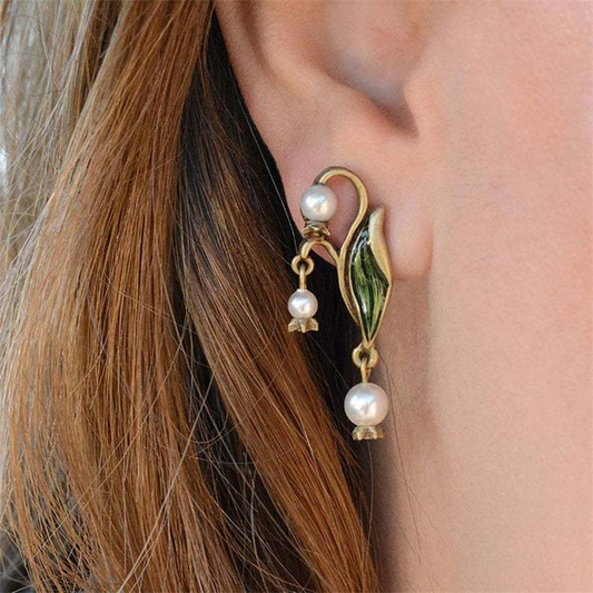 BOUCLES D’OREILLES BOHÈME ÉLÉGANCE PERLE