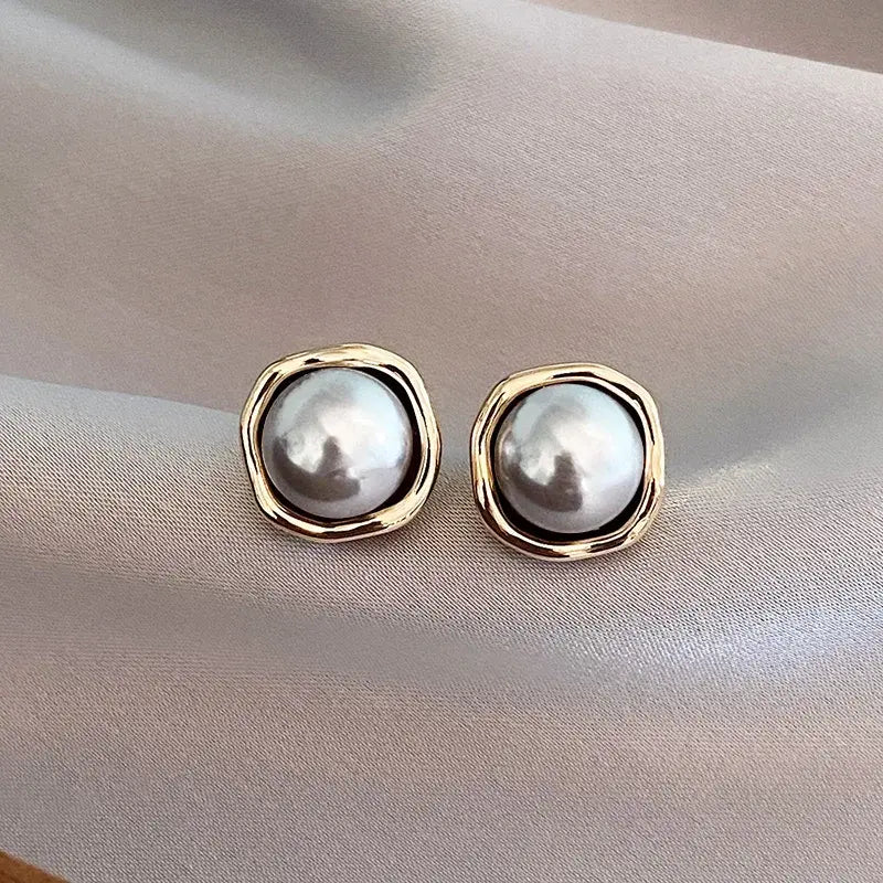 BOUCLES D’OREILLES DIVINES PERLES NOIRES