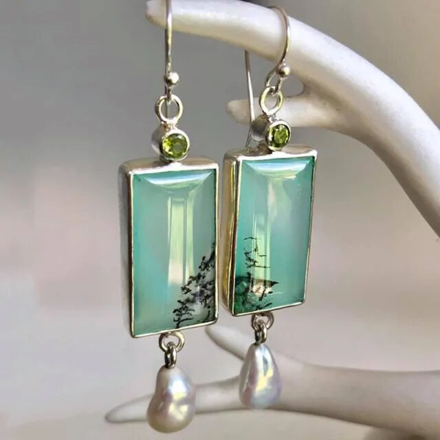 TRANQUIL WATERS TURQUOISE EARRINGS