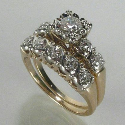 BAGUE ÉTINCELANTE ÉCLAT DORÉ