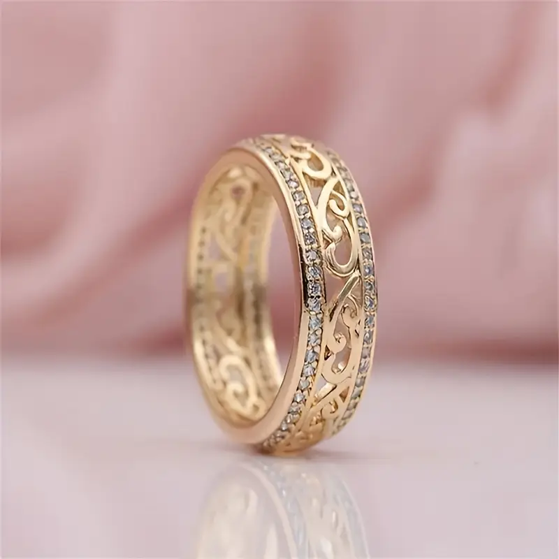 BAGUE VIGNE DORÉE ÉTERNELLE