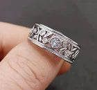 BAGUE ARGENT AUTHENTIQUE ZIRCONIA