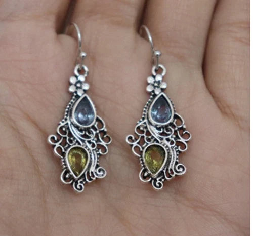 MYSTIC TEARDROP CRYSTAL EARRINGS
