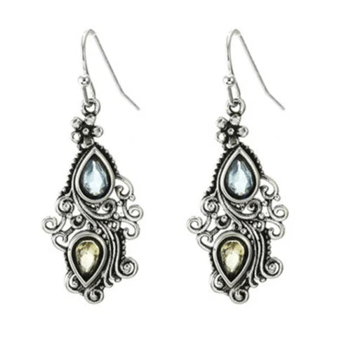 MYSTIC TEARDROP CRYSTAL EARRINGS